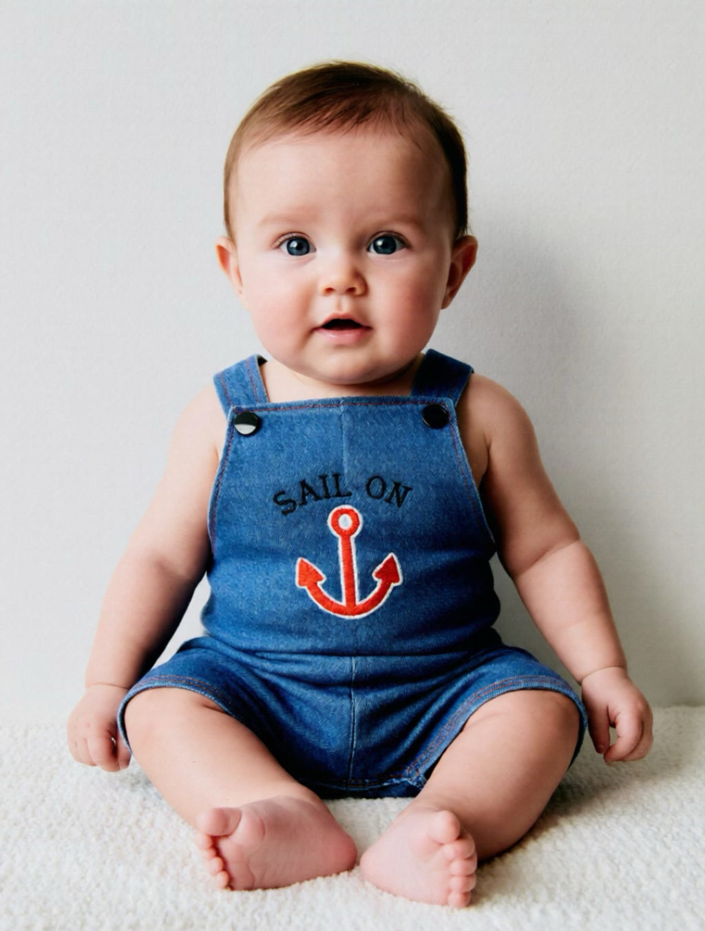Boys Nautical Overalls