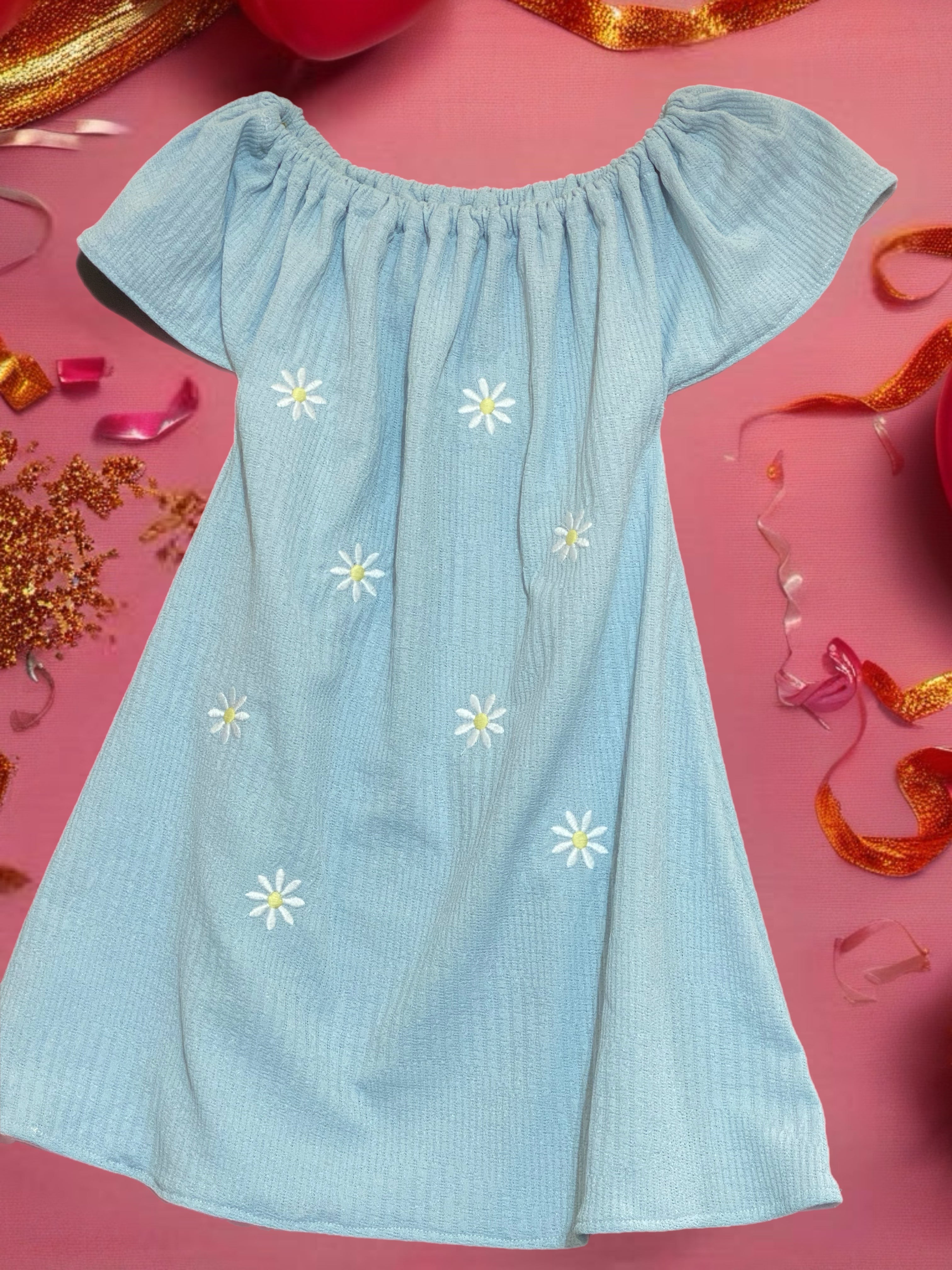 Daisy embroidered Dress