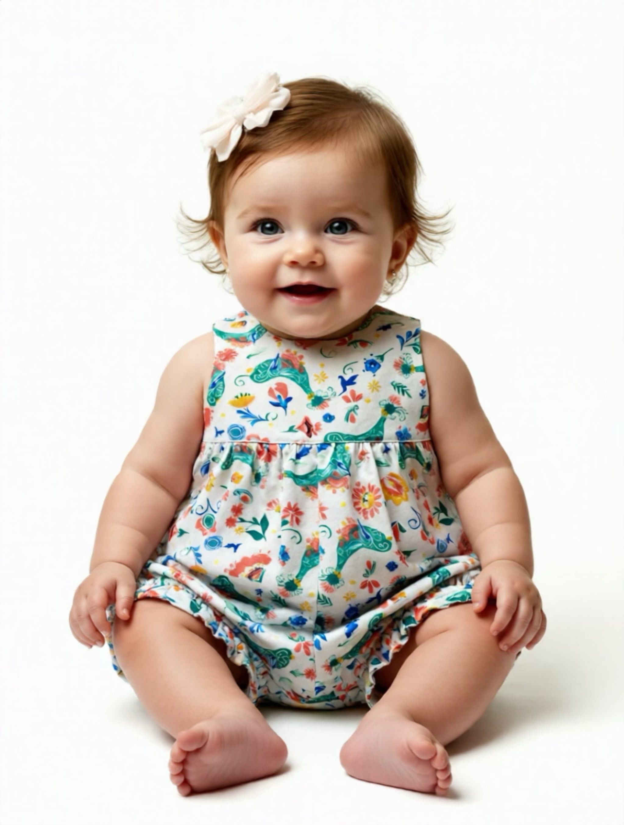 Whimsy Garden Baby Romper