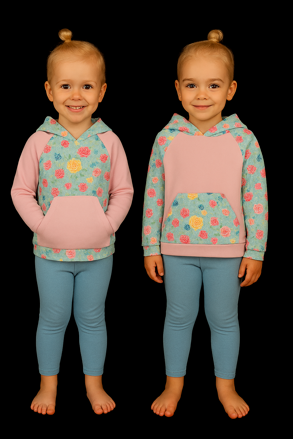 Pastel Floral Hoodie