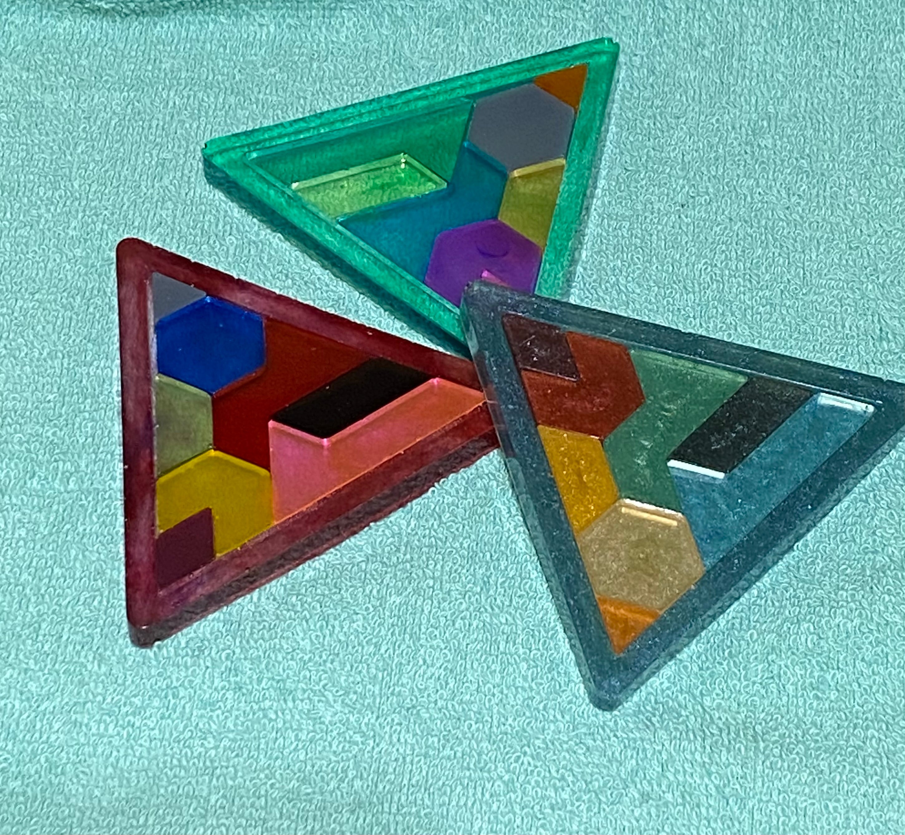 Triangle Resin Puzzles