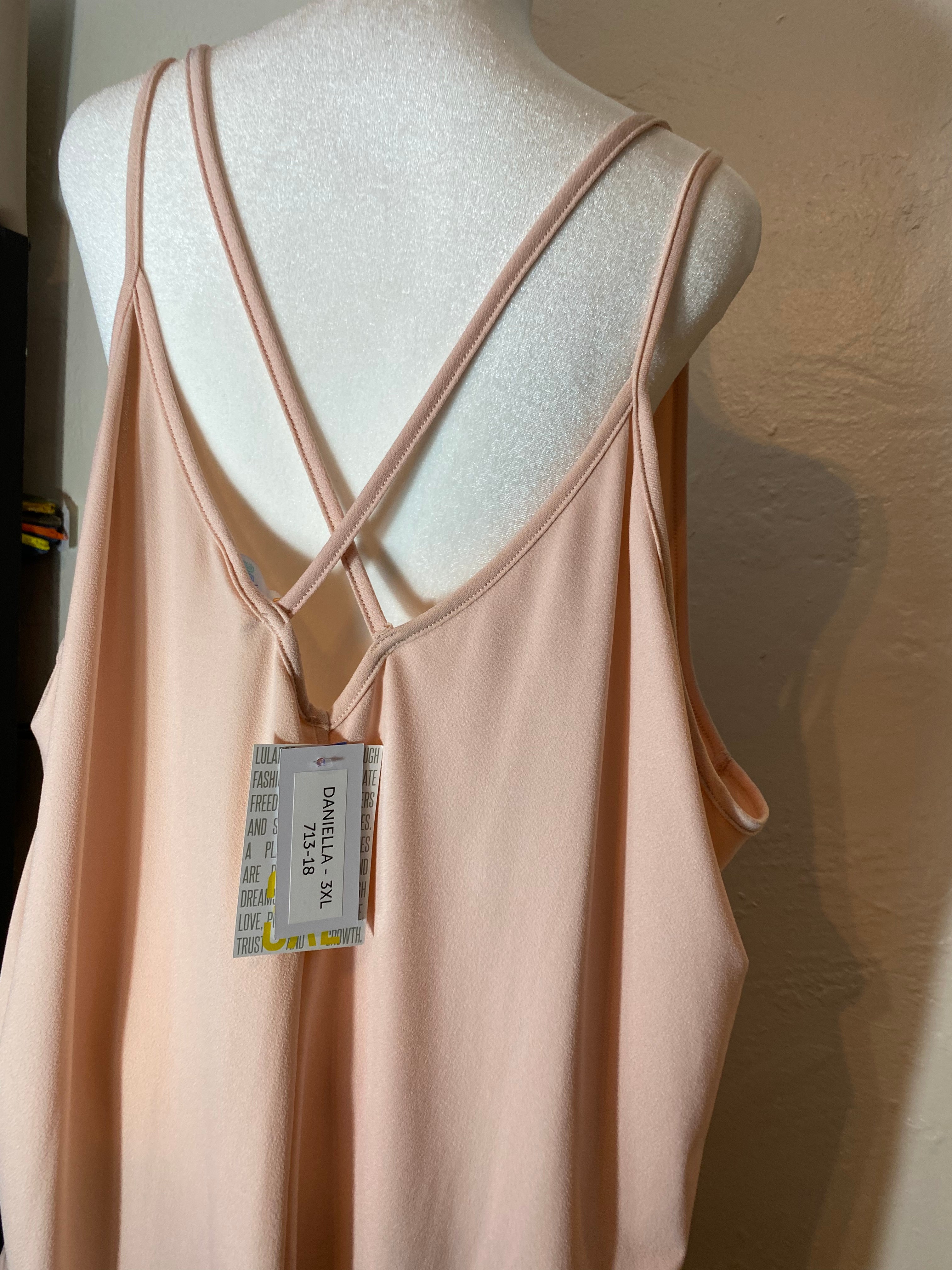 Lularoe cross back straps camisole