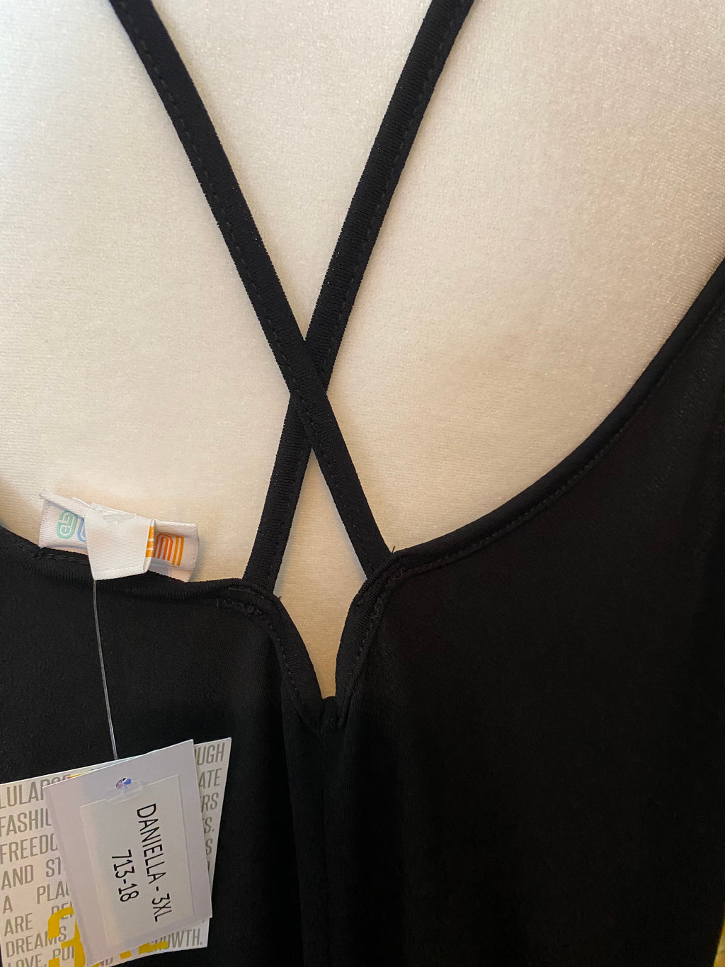Lularoe cross back straps camisole