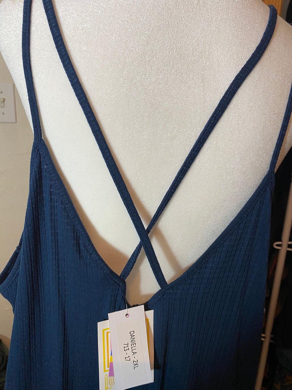 Lularoe cross back straps camisole