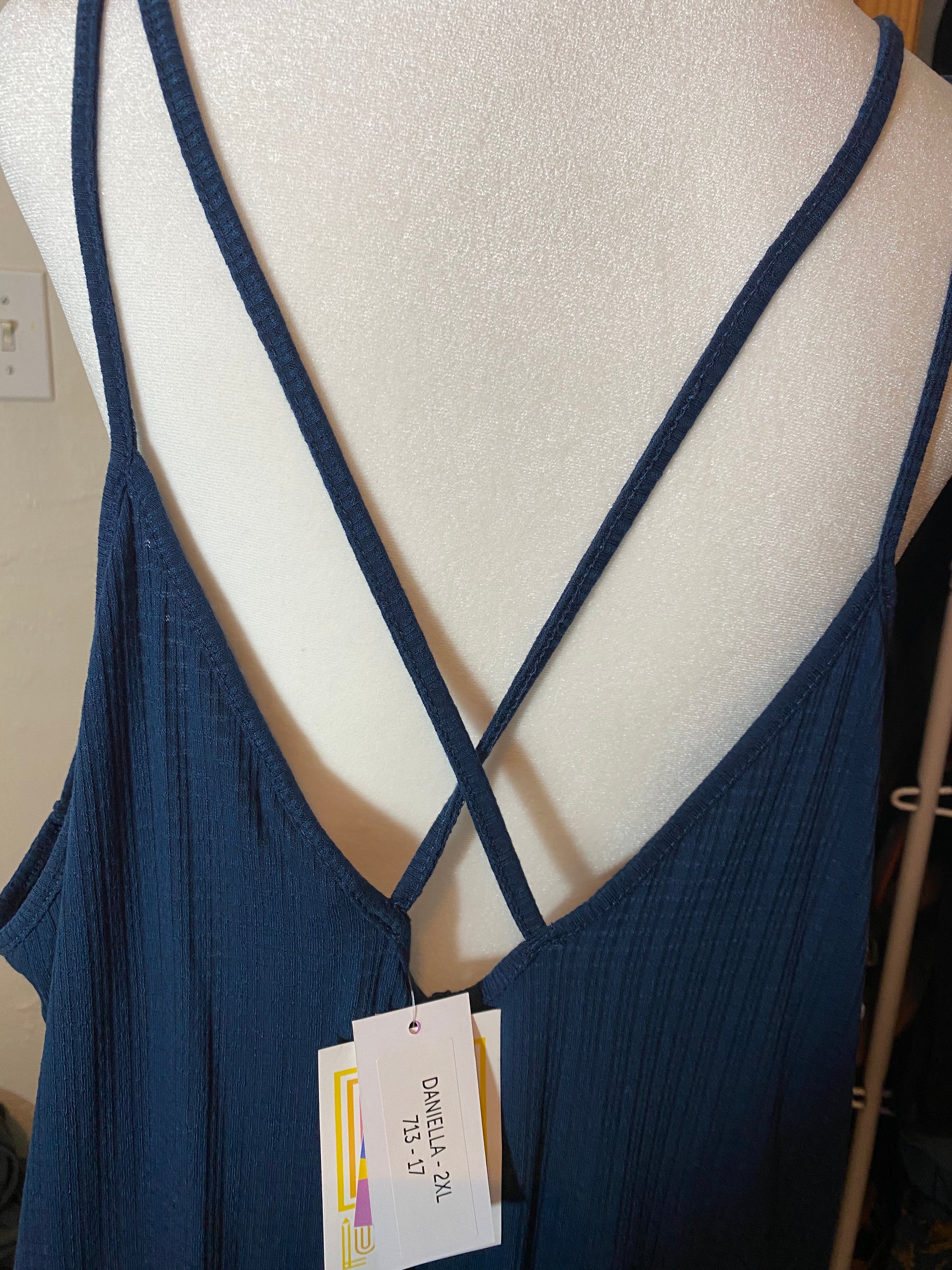 Lularoe cross back straps camisole