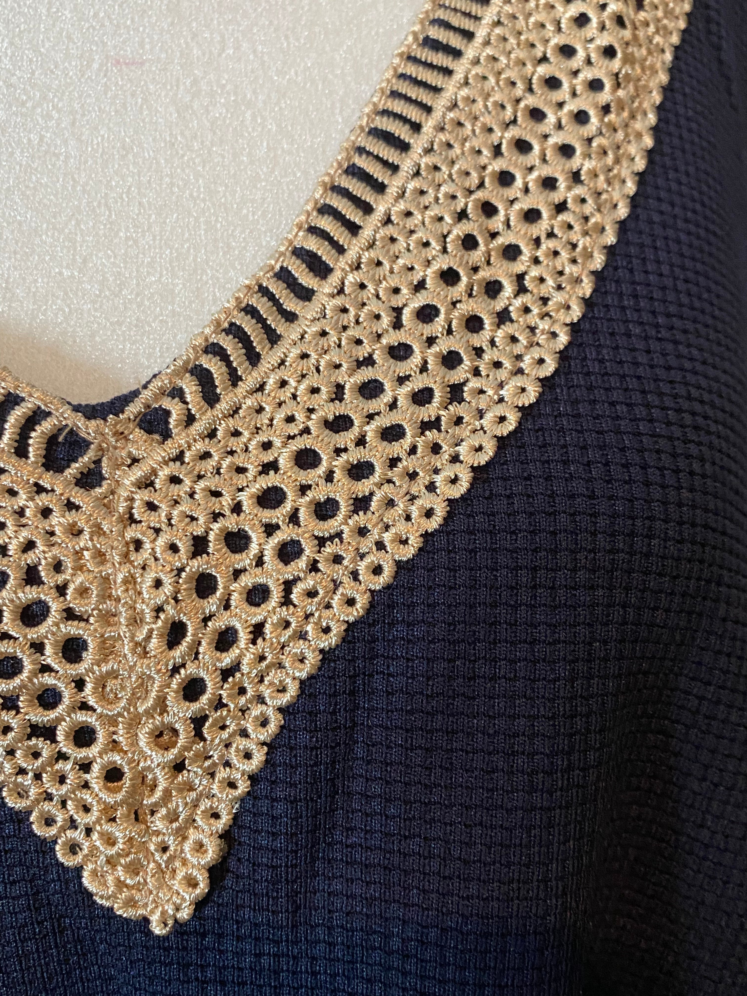 Bloom Chic Navy Long Sleeve