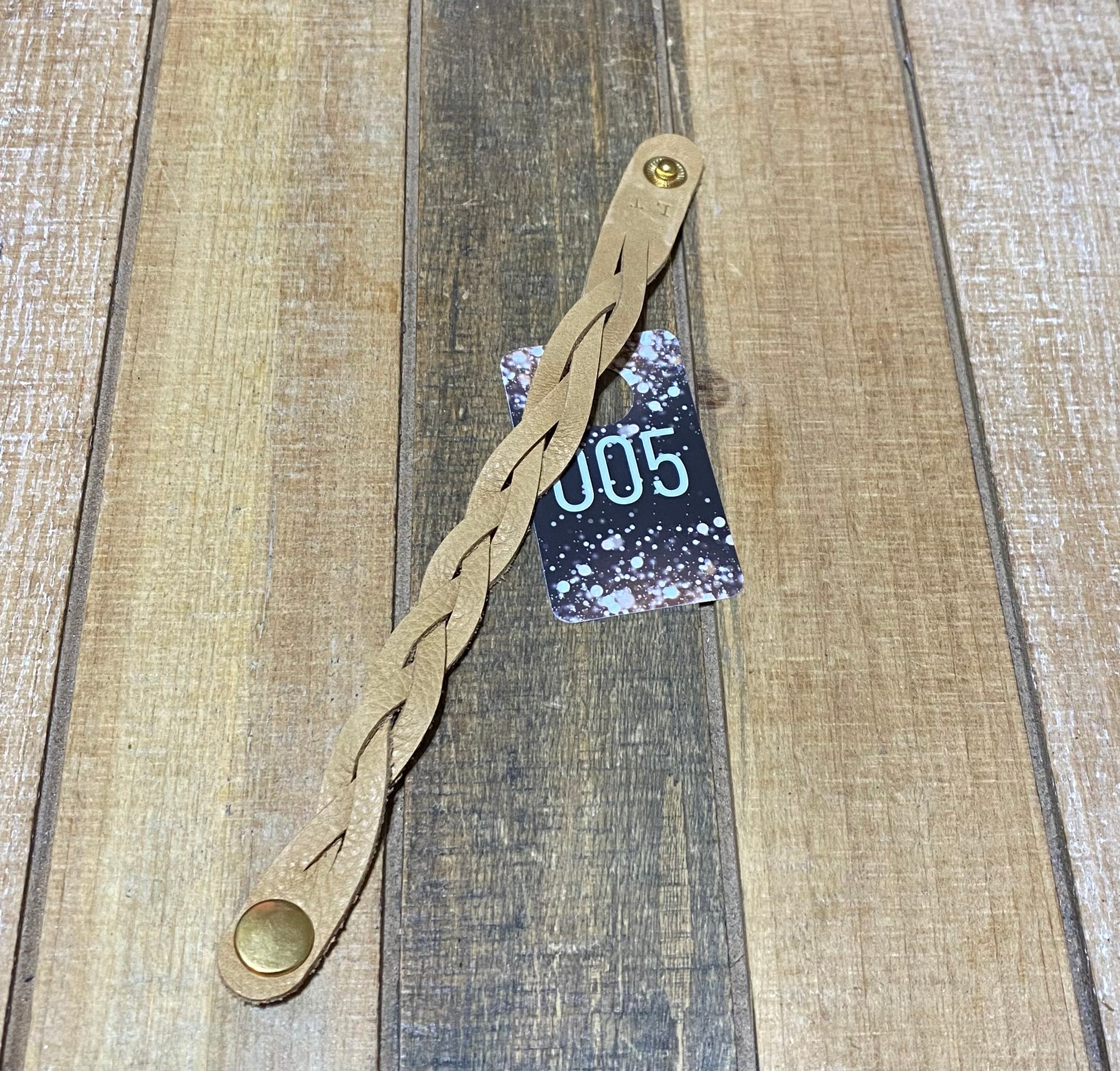 Leather Impossible Braid Bracelets