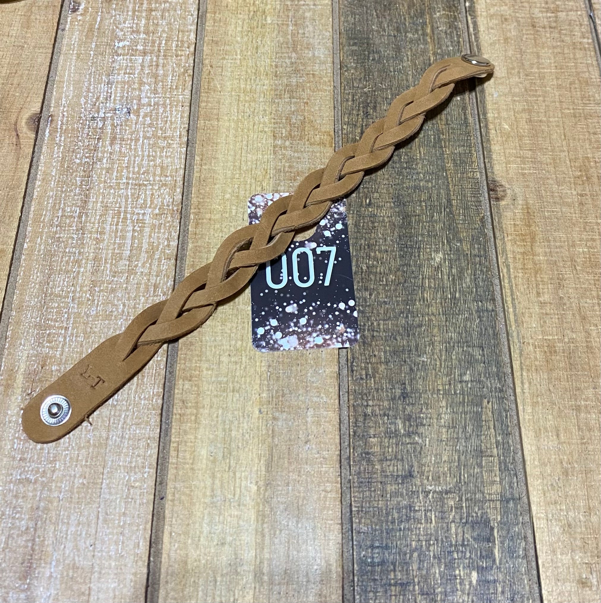 Leather Impossible Braid Bracelets