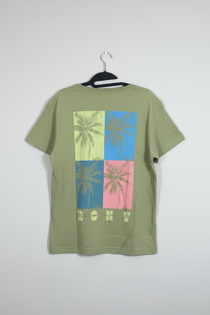 Roxy Tropical Palm Grid Tee