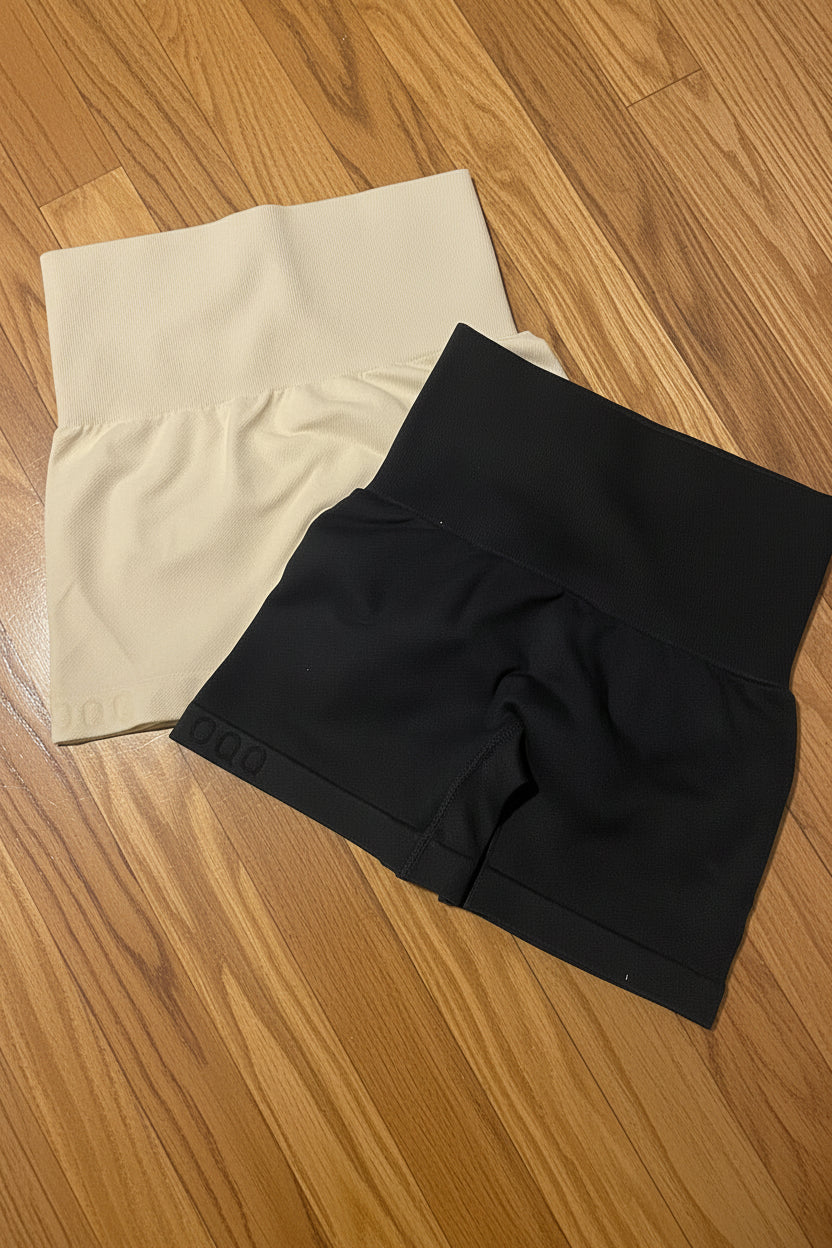 OQQ High-Waisted Butt-Lifting Shorts