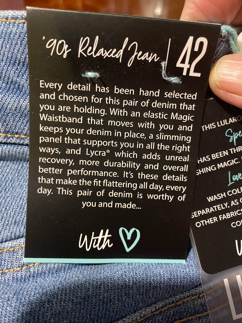 Lularoe 90s Relaxed Fit Denim