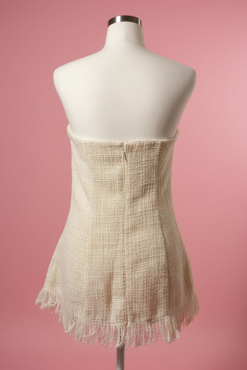 Finesse strapless top