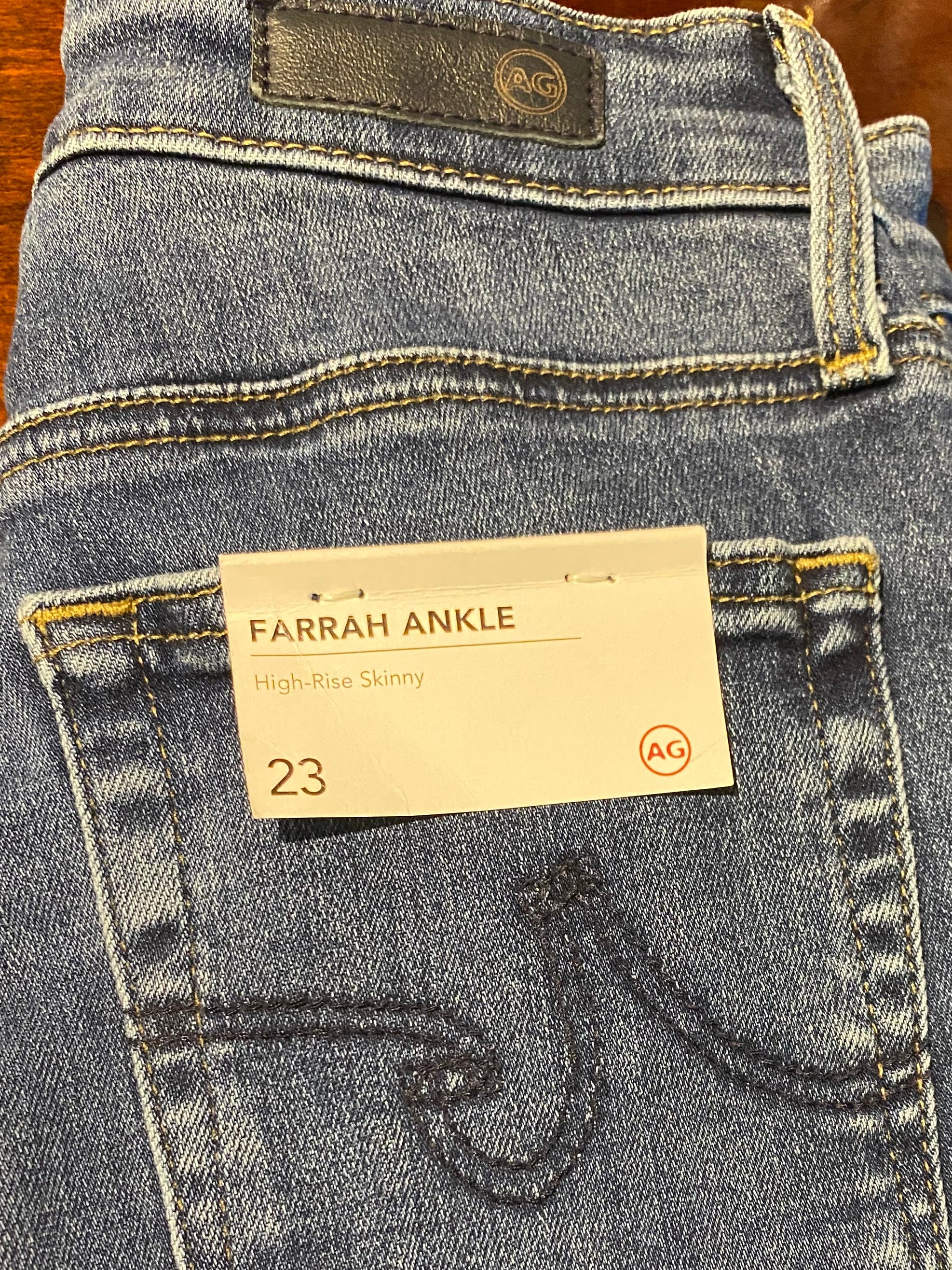 AG Farrah Ankle High Rise Jeans