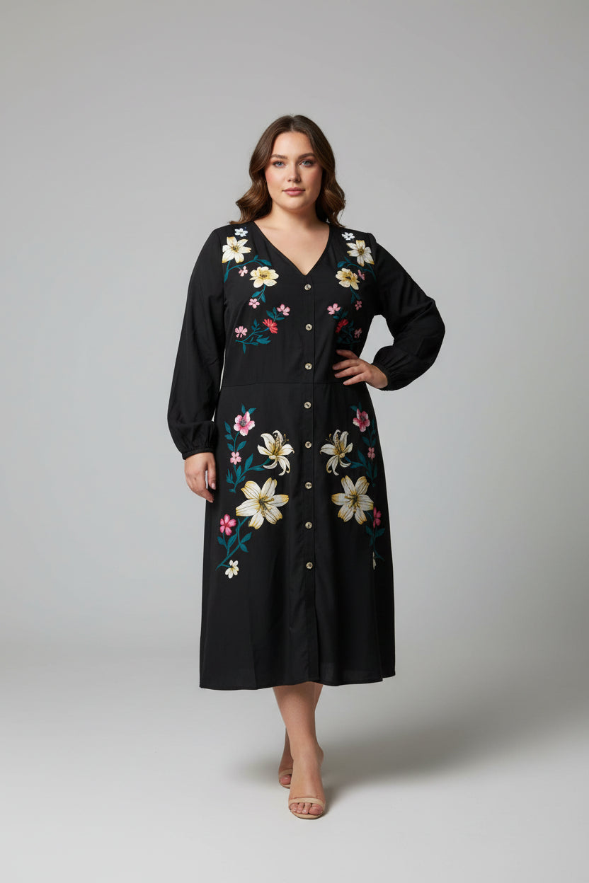 Bloom Chic Floral Dress
