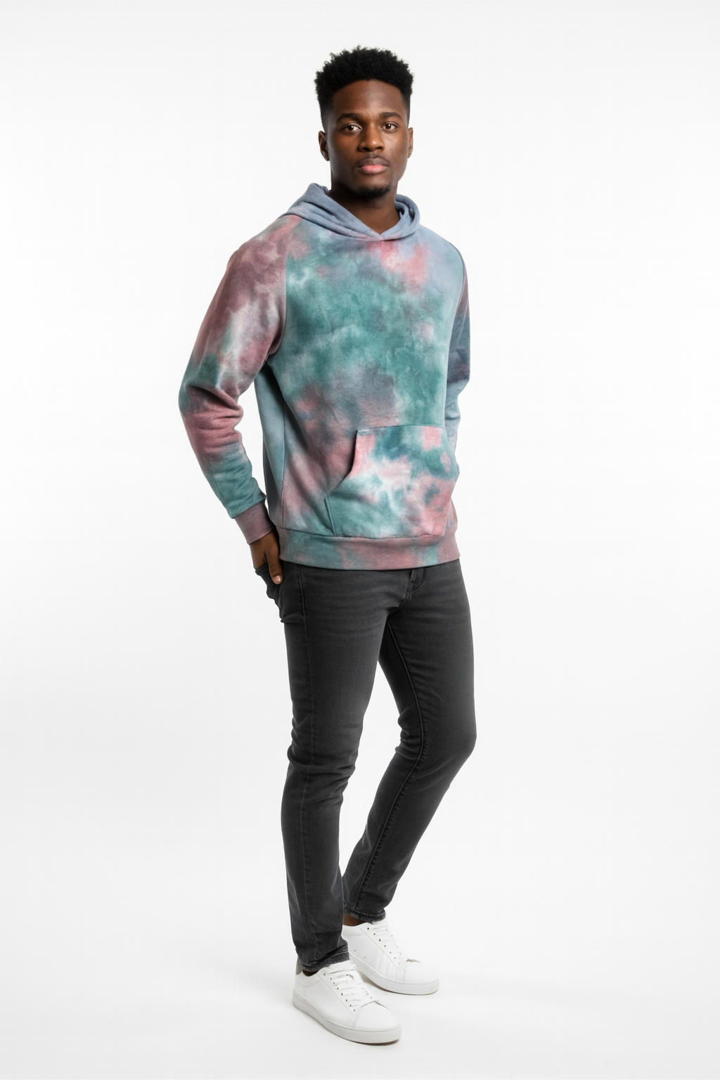 Vibrant Tie-Dye Hoodie-Unisex