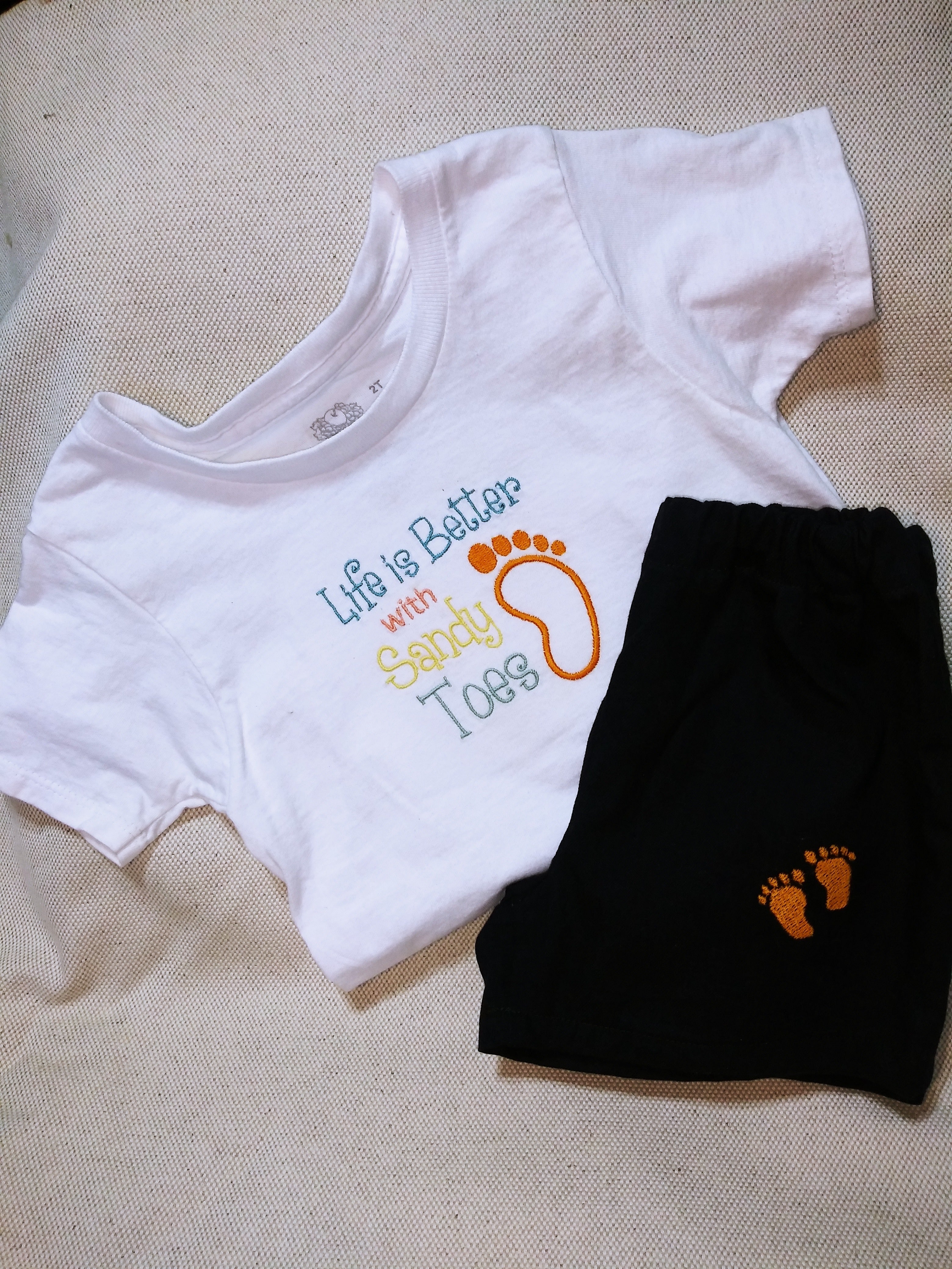 Sandy Toes Kids' Beach Day Outfit